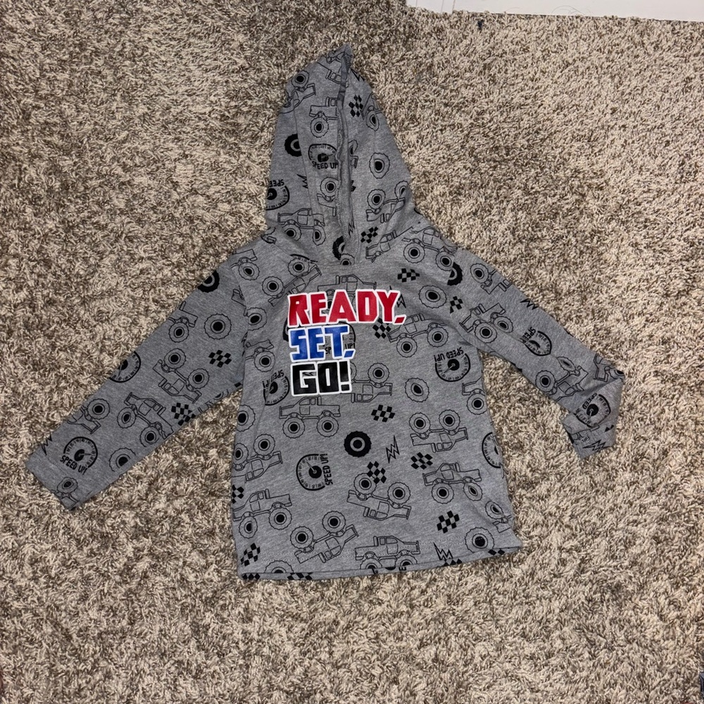 Garanimals Gray Cartoon Print Hoodie